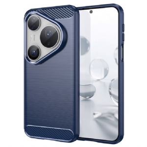 Hülle Huawei Pura 80 Pro Handyhülle Gebürstete Kohlefaser