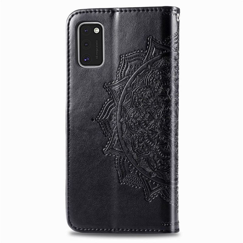 Flip Case Für Samsung Galaxy A41 Relief-mandala