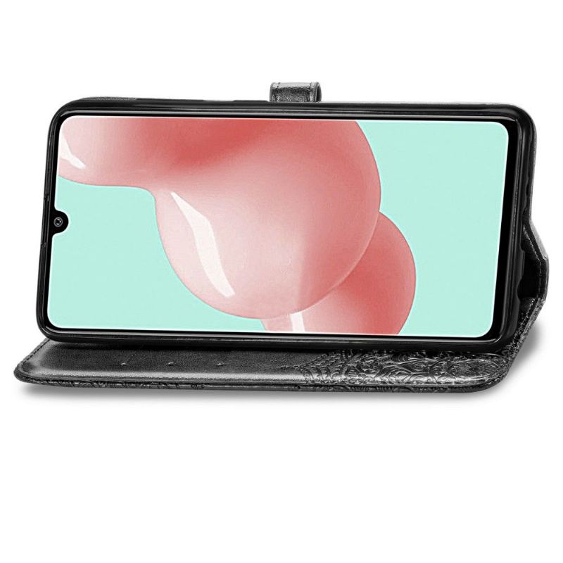 Flip Case Für Samsung Galaxy A41 Relief-mandala