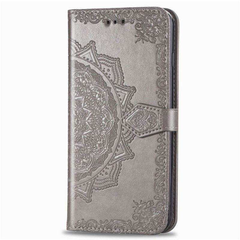 Flip Case Für Samsung Galaxy A41 Relief-mandala