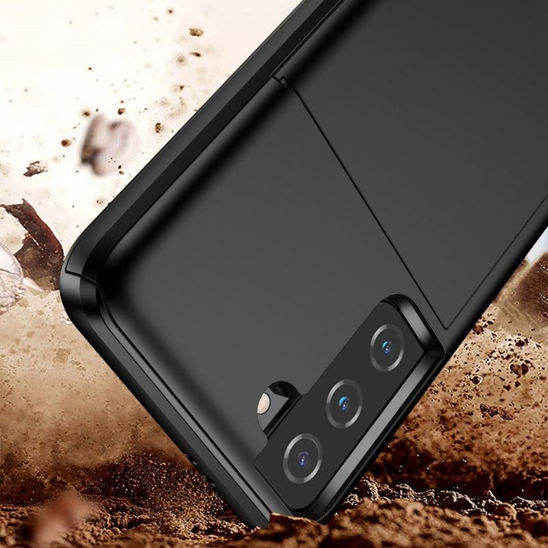 Hülle Für Samsung Galaxy S21 5G Locard Kartenetui Mit Mattem Effekt