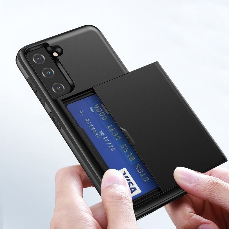 Hülle Für Samsung Galaxy S21 5G Locard Kartenetui Mit Mattem Effekt