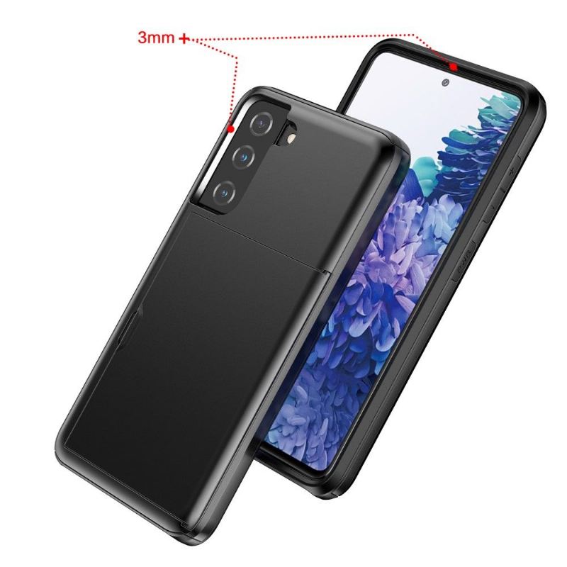 Hülle Für Samsung Galaxy S21 5G Locard Kartenetui Mit Mattem Effekt