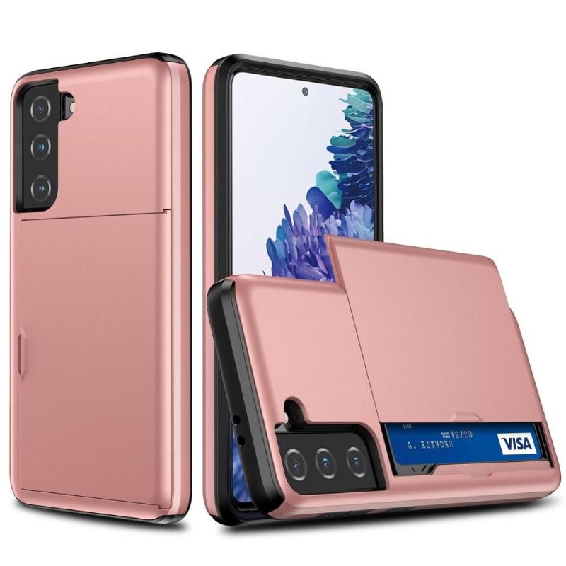 Hülle Für Samsung Galaxy S21 5G Locard Kartenetui Mit Mattem Effekt