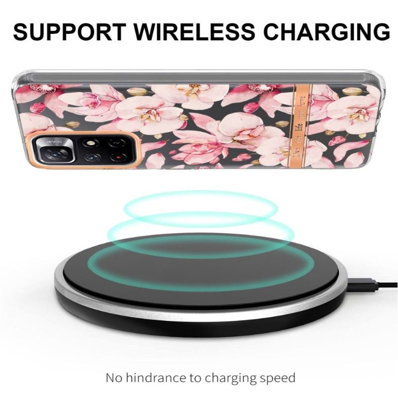 Hülle Für Poco M4 Pro 5G Gardenie Rosa Blume