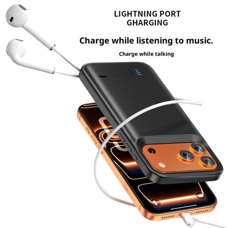 Externe Akkuhülle Mit 5000 Mah Für iPhone 17 Pro Mit Integriertem Ständer