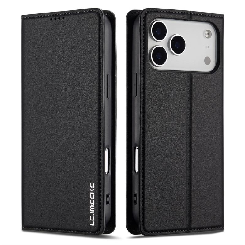 Flip Case Für iPhone 17 Pro Klassisches Lc.imeeke