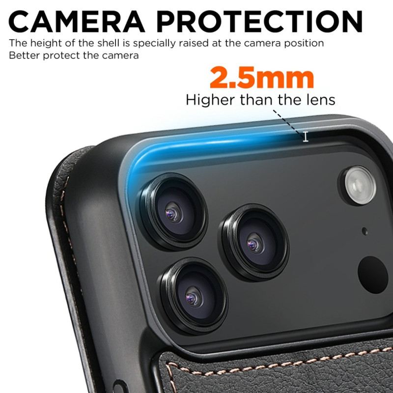 Flip Case Für iPhone 17 Pro Magsafe Kompatibles Vintage-design