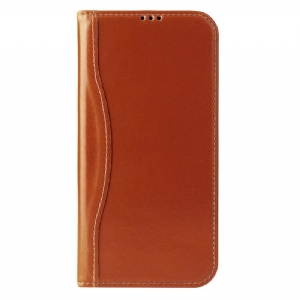 Flip Case Für iPhone 17 Pro Premium-lederdesign