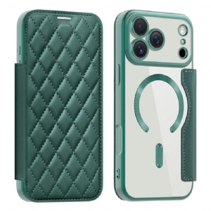 Flip Case iPhone 17 Pro Magsafe-kompatibel Gesteppt