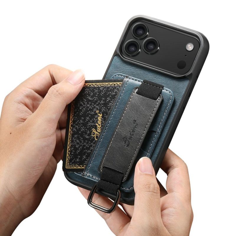 Hülle Für iPhone 17 Pro Kartenetui Im Retro-design