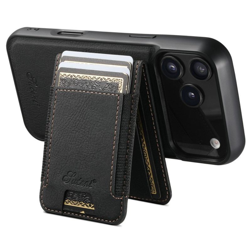 Hülle Für iPhone 17 Pro Magsafe 2-in-1 Abnehmbarer Kartenhalter