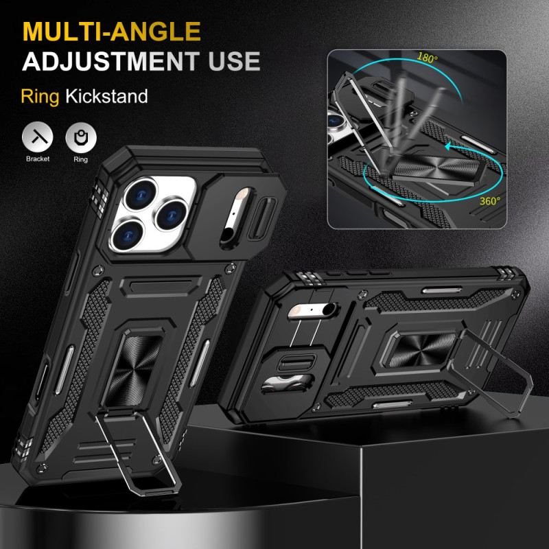 Hülle Für iPhone 17 Pro Verschiebbarer Objektivschutz Und Halterung