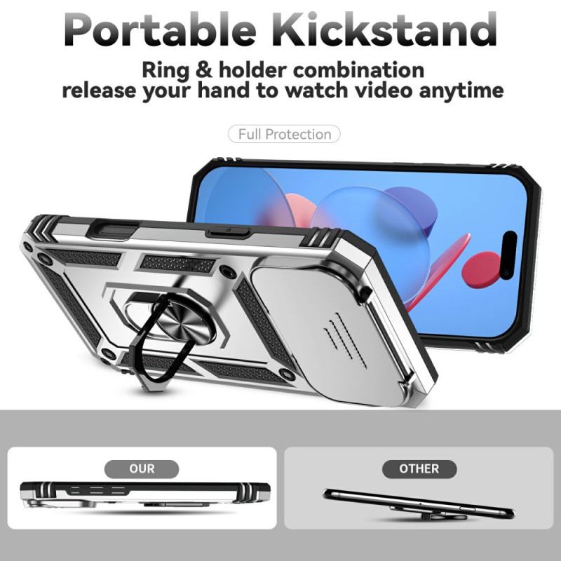 Hülle iPhone 17 Pro Handyhülle Robust Mit Linsenschutz Und Ständer