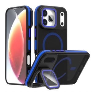 Hülle iPhone 17 Pro Hybrid Magsafe Mit Objektivschutz Und Integrierter Halterung