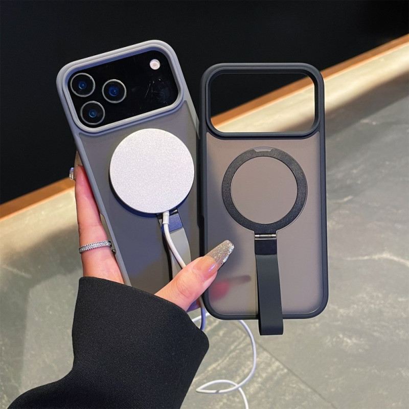 Hülle iPhone 17 Pro Integriertes Lanyard Und Ringhalter