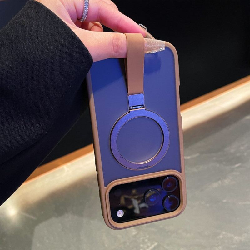 Hülle iPhone 17 Pro Integriertes Lanyard Und Ringhalter