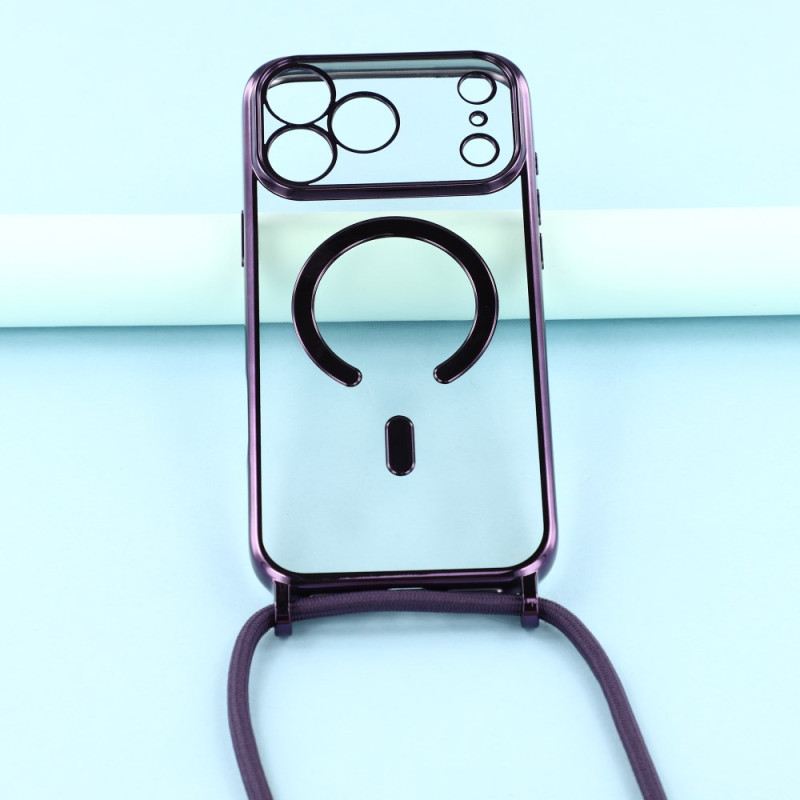 Hülle iPhone 17 Pro Magsafe-kompatibel Transparentes Kabel