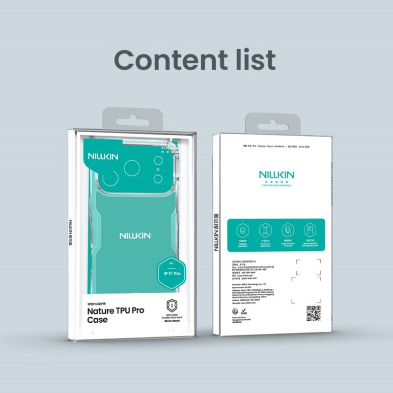 Hülle iPhone 17 Pro Nature Pro Serie Nillkin