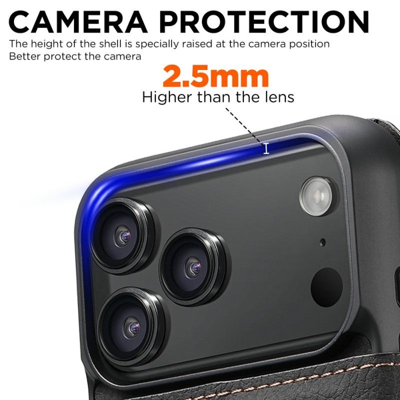 Lederhüllen Für iPhone 17 Pro Magsafe-kompatible Abnehmbare Hülle