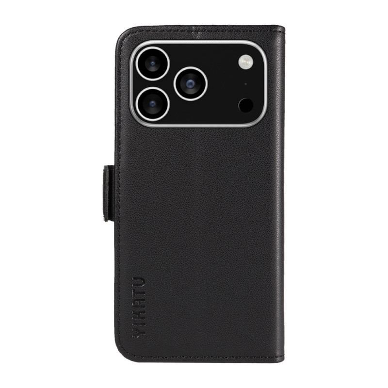 Lederhüllen Für iPhone 17 Pro Yikatu