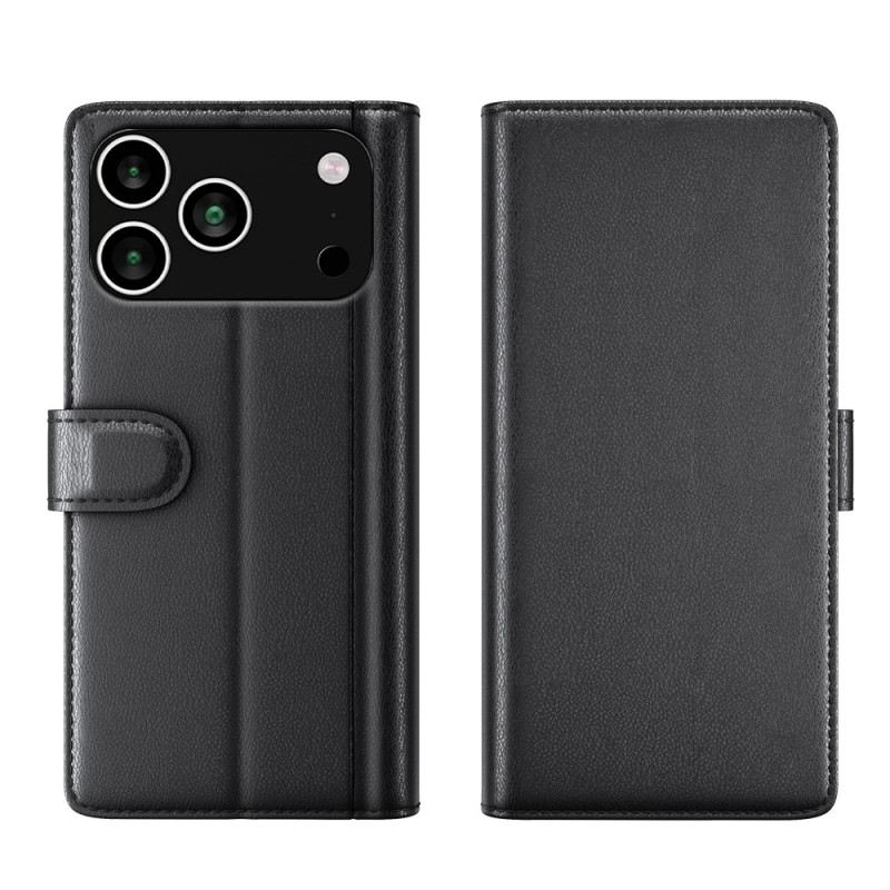 Lederhüllen iPhone 17 Pro Geldbörse Aus Echtem Leder