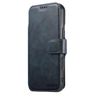 Lederhüllen iPhone 17 Pro Handyhülle Magnetisch Mit Abnehmbarer Retro-hülle