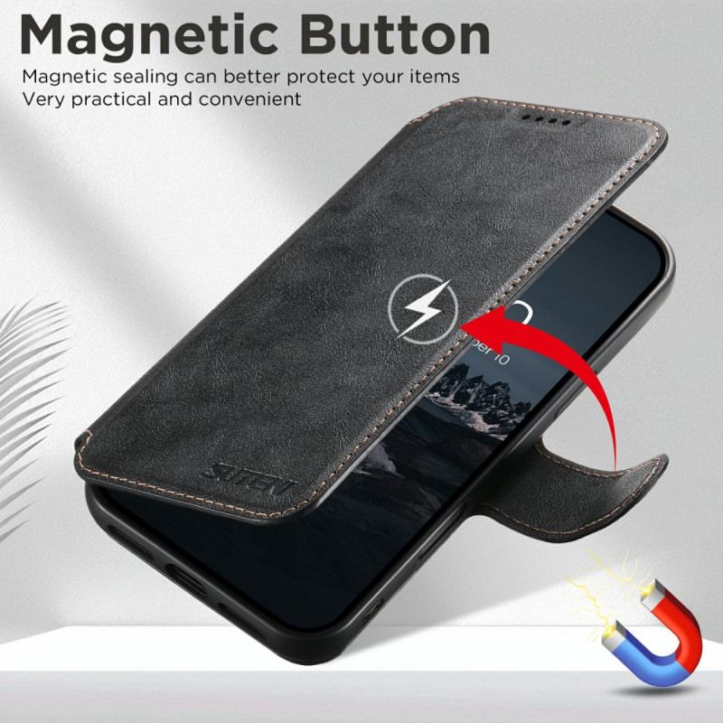 Lederhüllen iPhone 17 Pro Handyhülle Magnetisch Mit Abnehmbarer Retro-hülle