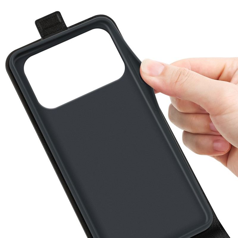Lederhüllen iPhone 17 Pro Vertikales Klappcase