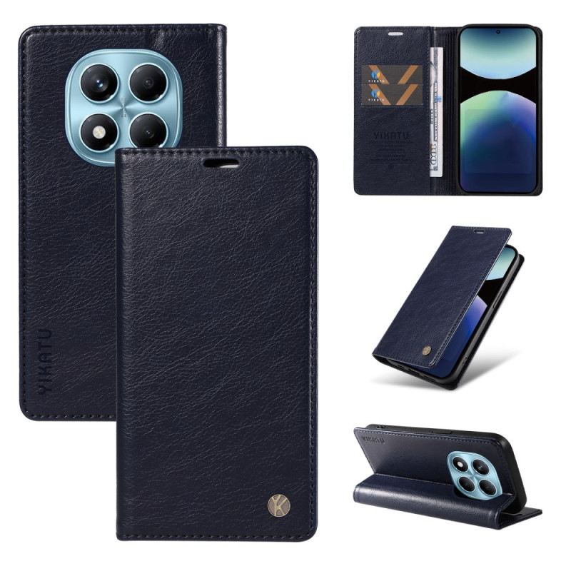 Flip Case Für Xiaomi Redmi Note 14 Pro 4g Vintage Yikatu