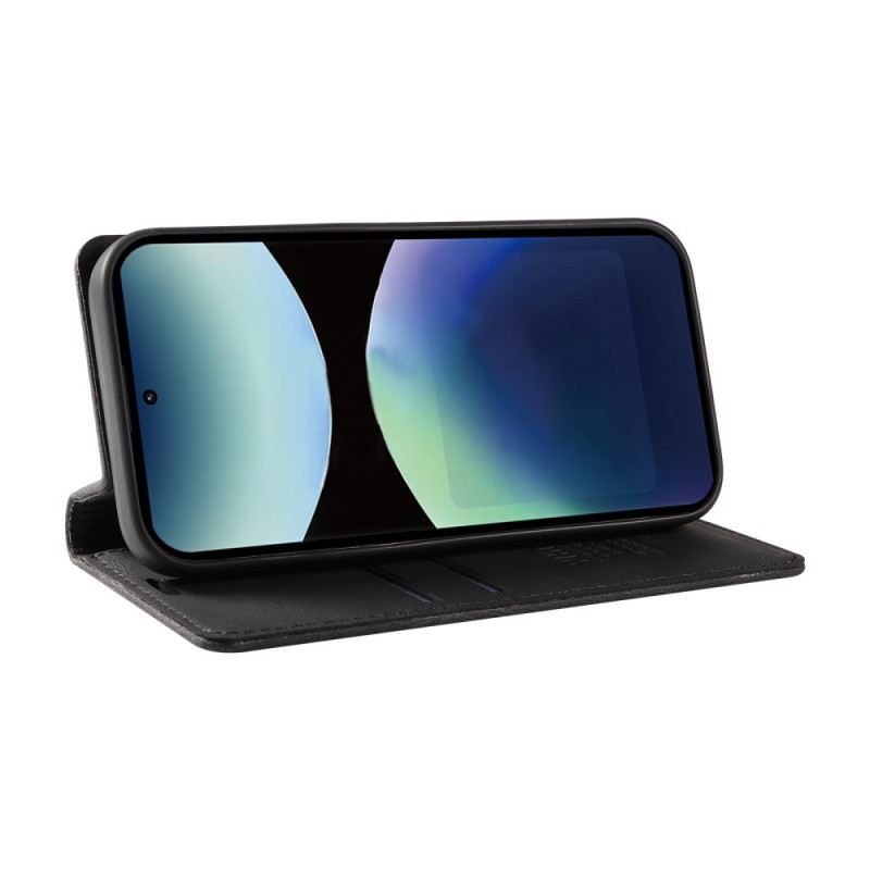 Flip Case Für Xiaomi Redmi Note 14 Pro 4g Wildlederoptik Ykatu