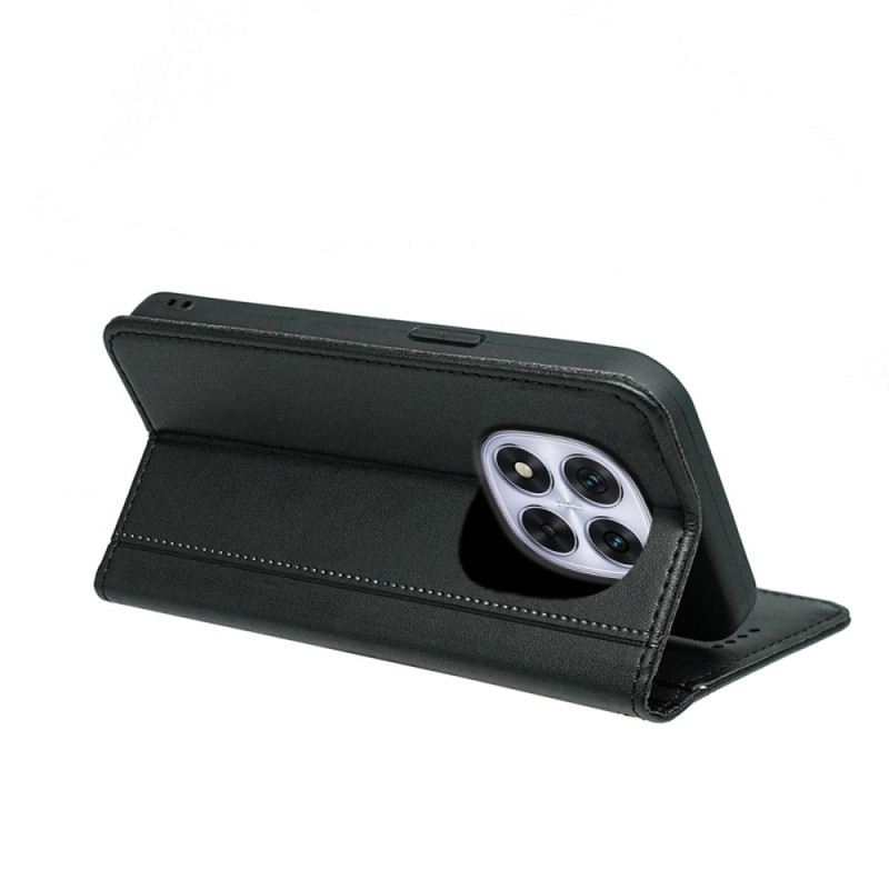 Flip Case Für Xiaomi Redmi Note 14 Pro 4g Ziernähte Und Riemen