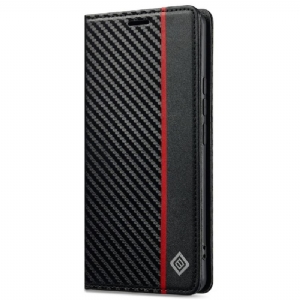 Flip Case Xiaomi Redmi Note 14 Pro 4g Handyhülle Carbonfaser-textur