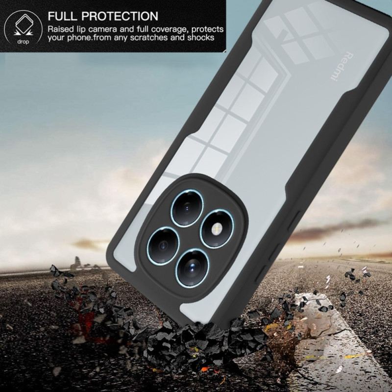 Hülle Xiaomi Redmi Note 14 Pro 4g Handyhülle Hybrid Mit Displayschutzfolie