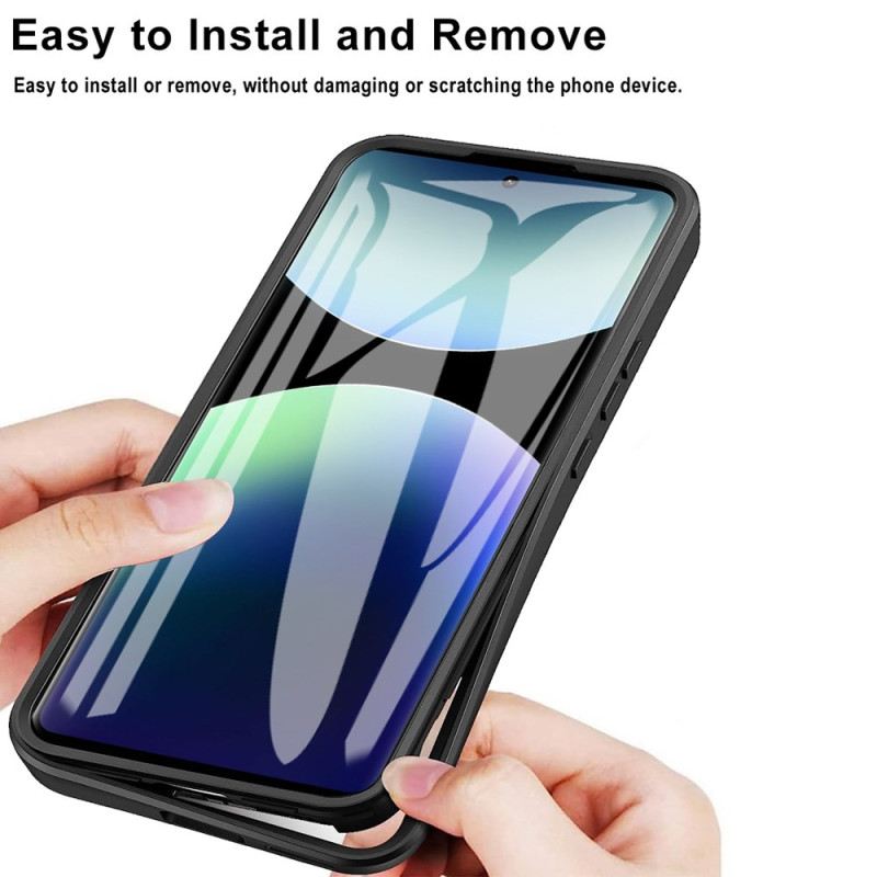 Hülle Xiaomi Redmi Note 14 Pro 4g Handyhülle Hybrid Mit Displayschutzfolie