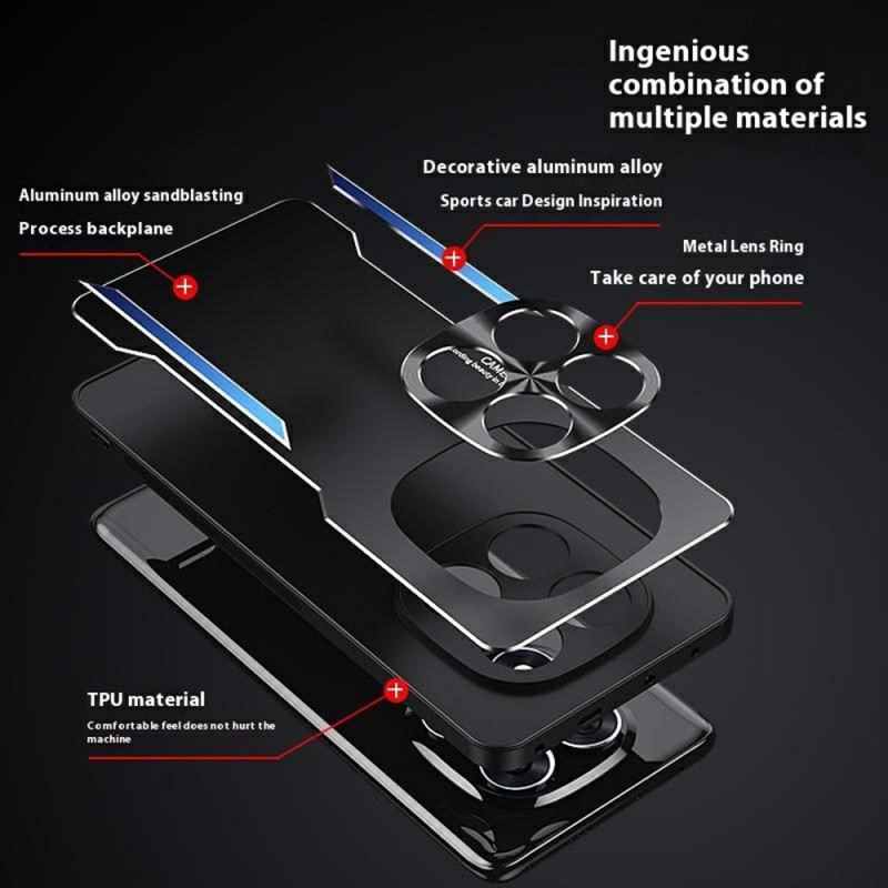 Hülle Xiaomi Redmi Note 14 Pro 4g Handyhülle Metallic-effekt