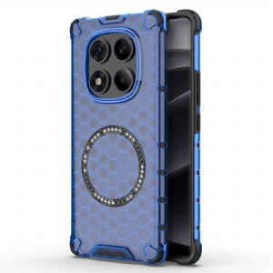 Hülle Xiaomi Redmi Note 14 Pro 4g Magsafe-kompatible Wabenstruktur