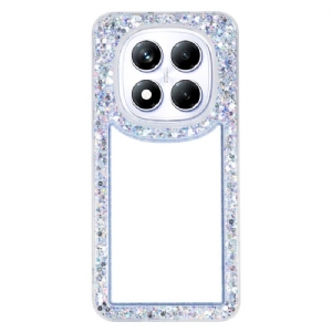 Hülle Xiaomi Redmi Note 14 Pro 4g Transparent Mit Glitzerrändern