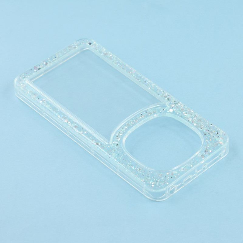 Hülle Xiaomi Redmi Note 14 Pro 4g Transparent Mit Glitzerrändern