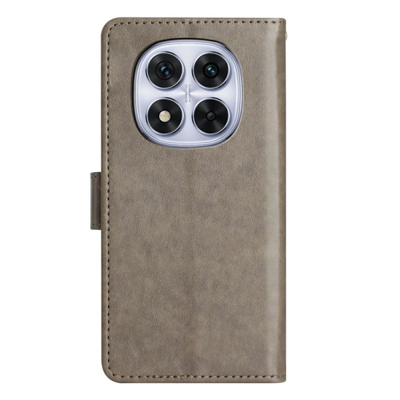 Lederhüllen Für Xiaomi Redmi Note 14 Pro 4g Florales Muster