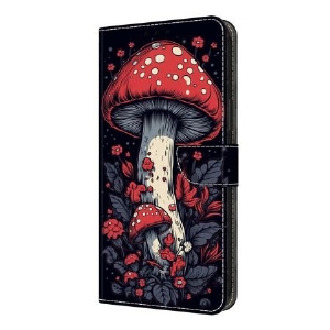 Lederhüllen Für Xiaomi Redmi Note 14 Pro 4g Roter Pilz