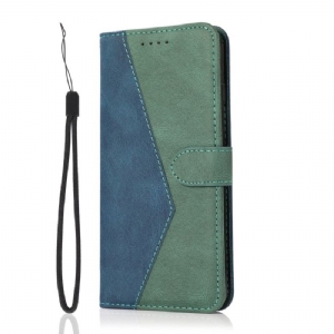 Lederhüllen Für Xiaomi Redmi Note 14 Pro 4g Zweifarbig