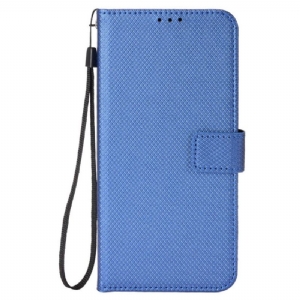 Lederhüllen Xiaomi Redmi Note 14 Pro 4g Diamantstruktur