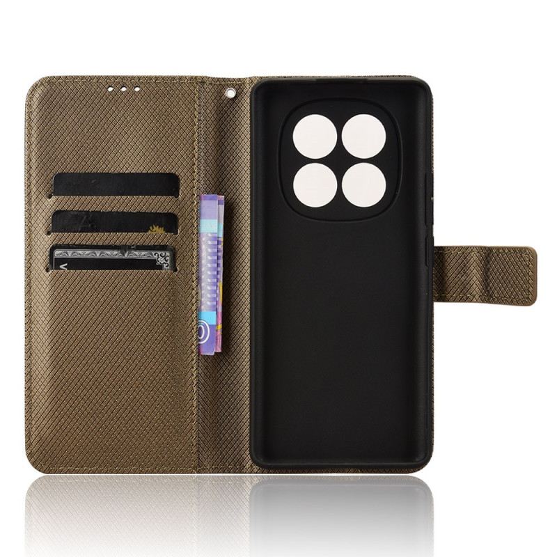 Lederhüllen Xiaomi Redmi Note 14 Pro 4g Diamantstruktur