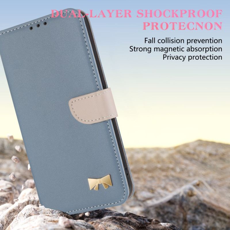 Lederhüllen Xiaomi Redmi Note 14 Pro 4g Fliege Mit Riemen