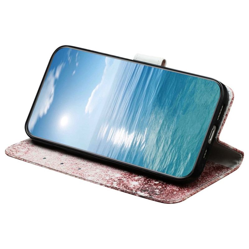 Lederhüllen Xiaomi Redmi Note 14 Pro 4g Handyhülle Rose Goldmarmor