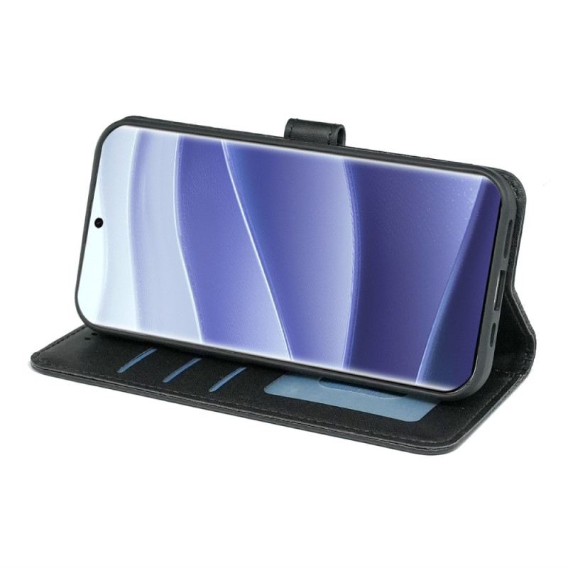 Lederhüllen Xiaomi Redmi Note 14 Pro 4g Handyhülle Würfelbordüre Und Riemen