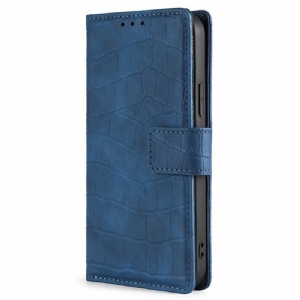 Lederhüllen Xiaomi Redmi Note 14 Pro 4g Krokodil-stil