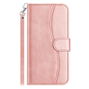 Lederhüllen Xiaomi Redmi Note 14 Pro 4g S-design Mit Riemen