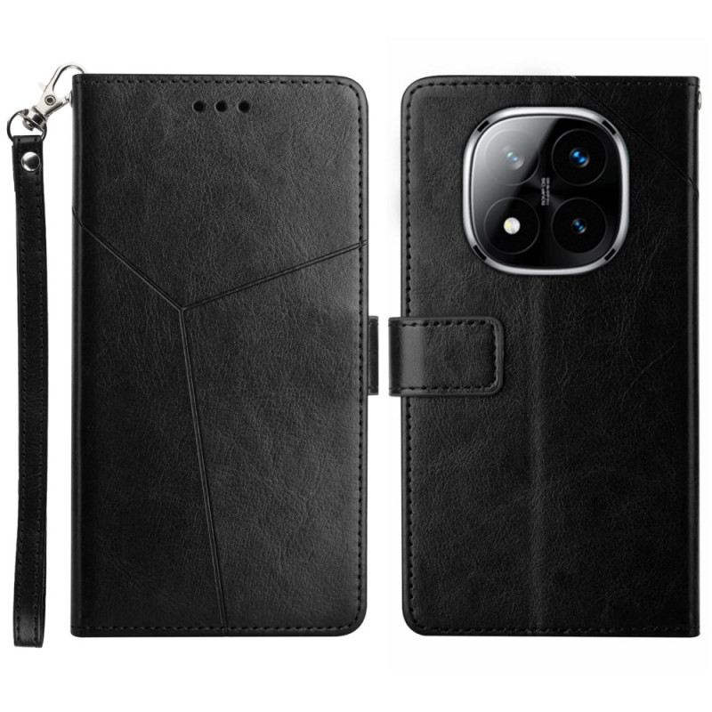 Lederhüllen Xiaomi Redmi Note 14 Pro 4g Y-design Mit Riemen